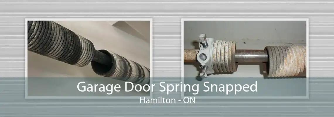 Garage Door Spring Snapped Hamilton - ON