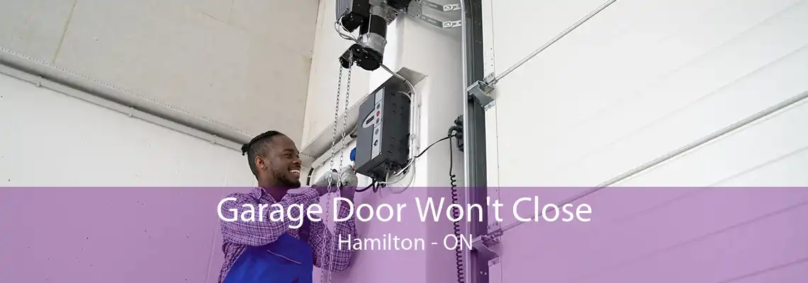 Garage Door Won't Close Hamilton - ON