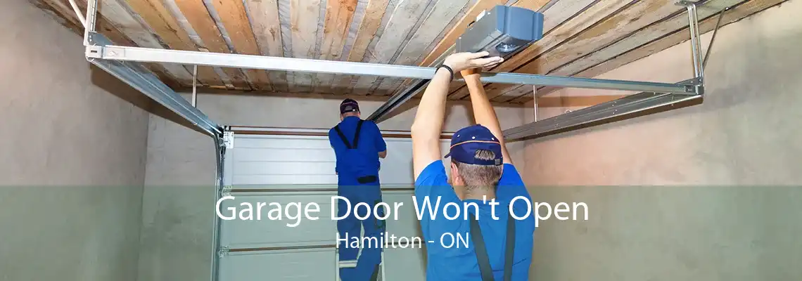 Garage Door Won't Open Hamilton - ON